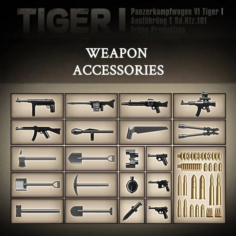 Military World War WW2 KV-1 Heavy Tank Soviet Army Building Blocks Stuart Tank Technical Bricks Educational Toys for s Gift