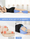 Body Memory Cotton Leg Pillow Home Foam Pillow Sleeping Orthopedic Sciatica Back Hip Joint for Pain Relief Thigh Leg Pad Cushion