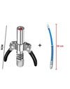 Grease Gun Coupler 10000 PSI NPTI/8 High Pressure Grease Nozzle Oil Pump Car Syringe Lubricant Tip Repair Accessories Lubricant