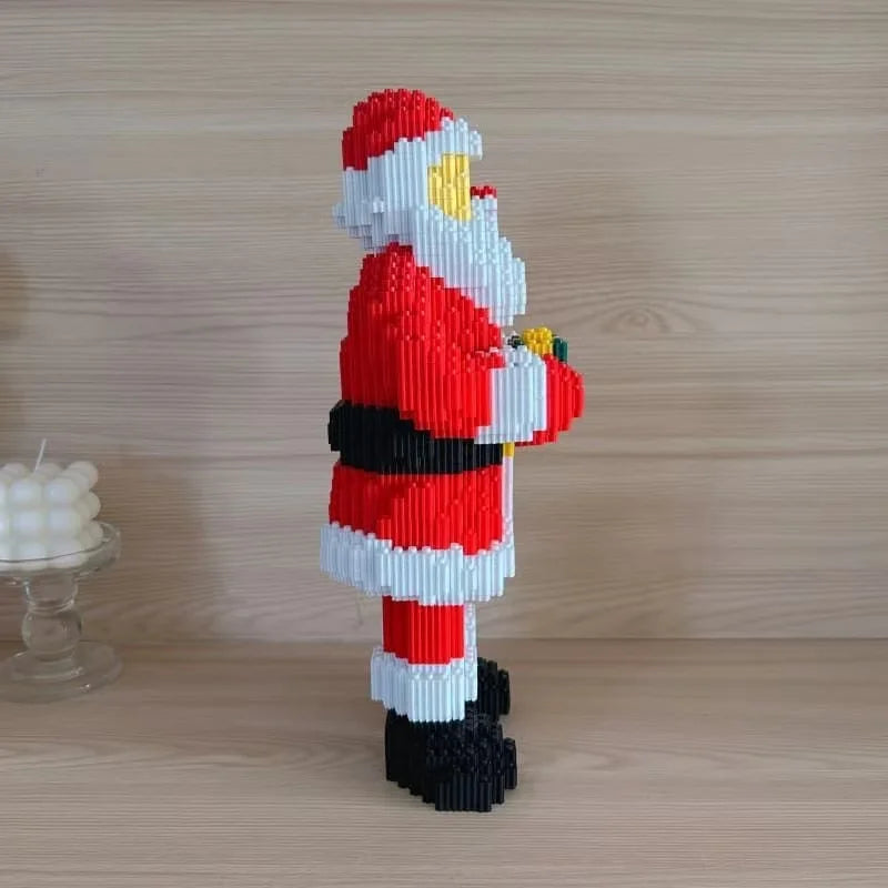 Santa Claus Elk Christmas Tree Building Blocks Toy Set Small Particle Bricks Building Blocks Toys Christmas Gift