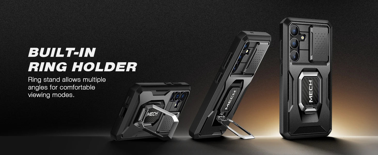 For Samsung Galaxy S24 Plus Case with Tempered Glass Screen Protector Full Body Protection Military Grade Shockproof Phone Case