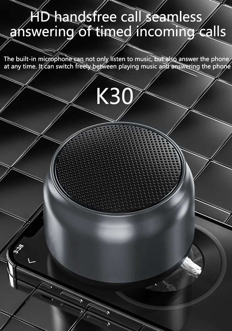 K30 Portable Bluetooth Wireless Speaker Waterproof USB Outdoor Loudspeaker Music Surround Bass Box Speakers