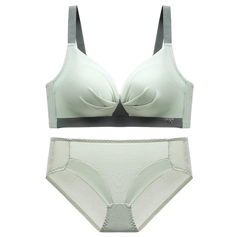 Women’s Fashion Lingerie Set – Comfortable Push-Up Bra & Antibacterial Panties