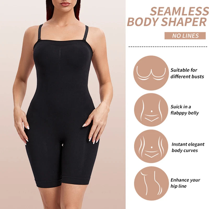 Women Bodysuit Shapewear Full Body Shaper Tummy Control Slimming Sheath Butt Lifter Push Up Thigh Slimmer Abdomen Shapers Corset