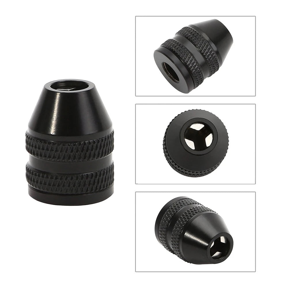 1PCS Multi Keyless Drill Chuck 0.3-3.6mm Conversion Tool 1/4" Hex Shank Quick Replace Adapter Chuck Converter for Electric Drill