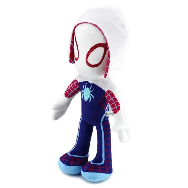 25~30CM Anime Spiderman Plush Toys Into the Spider-Verse Gwen Peter Parker Noir Dolls Soft Stuffed Toy For Kids Gift