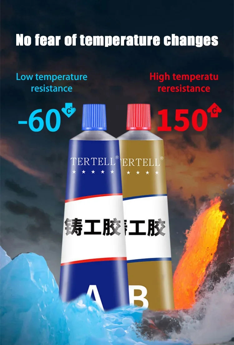 Cold Welding Metal Repair Glue – Heat-Resistant High-Strength AB Epoxy Resin Adhesive