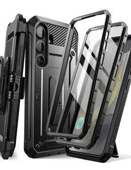 For Samsung Galaxy S25 Plus Case UB Pro Heavy Duty Rugged Phone Case with Built-in Screen Protector Kickstand Belt-Clip