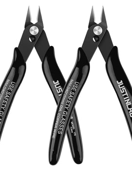 2Pcs Mini Nose Cutting Plier Electrical Wire Cable Cutter  Metal Side Snips Flush Pliers Convenient Durable Tool