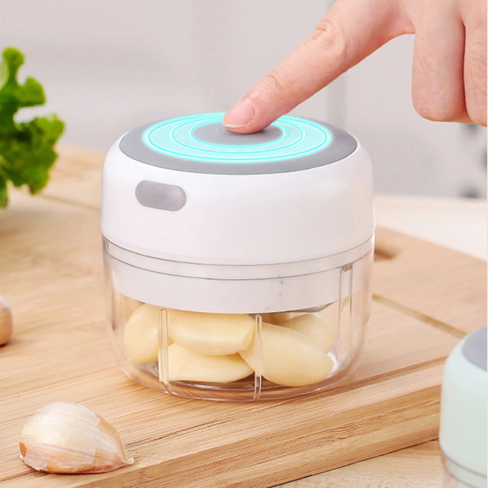 Portable Electric Garlic Masher Crusher 100ml Garlic Chopper Food Processor Kitchen Kitchen Gadgets Electric