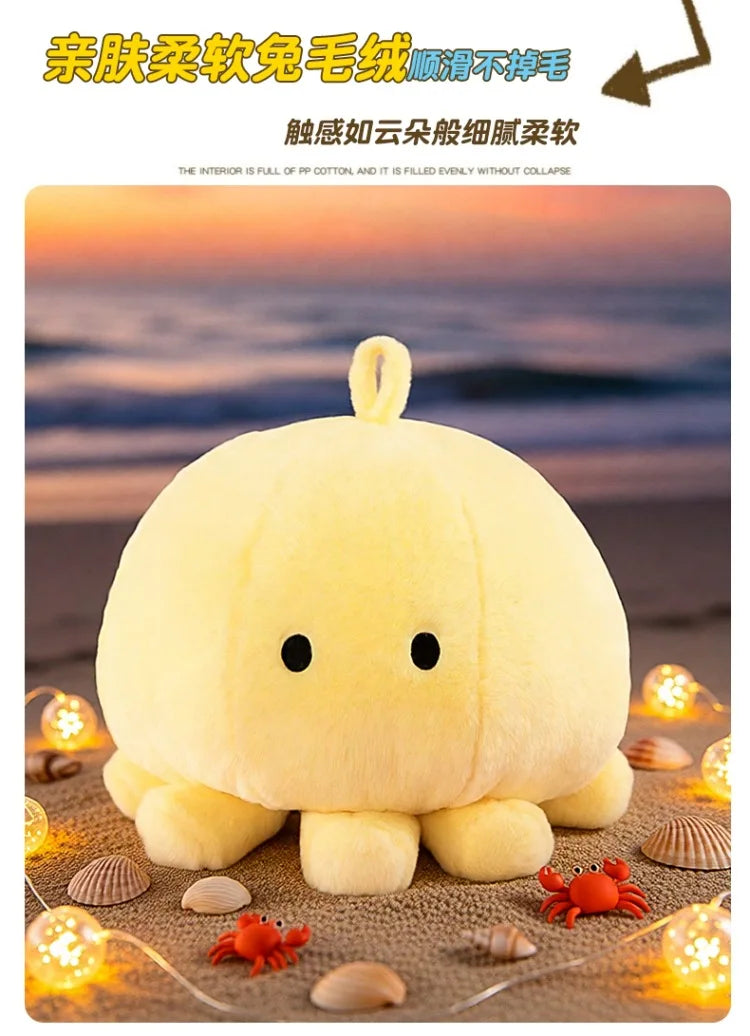 Kawaii Jellyfish Stuffed Doll Plush Toy Kids Anime Lovers Cute Birthday Gift for Boys Girls Best Friend Present Home Decor