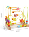 Montessori  Toys Wooden Roller Coaster Bead Maze Abacus Math Toys  Early Educational Toys for  1-3 Years