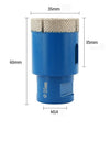 Dry Diamond Drilling Core Ceramic Tile Hole Saw Cutter Granite Marble Drill Bits Tiles Crowns with M14 Thread Opener