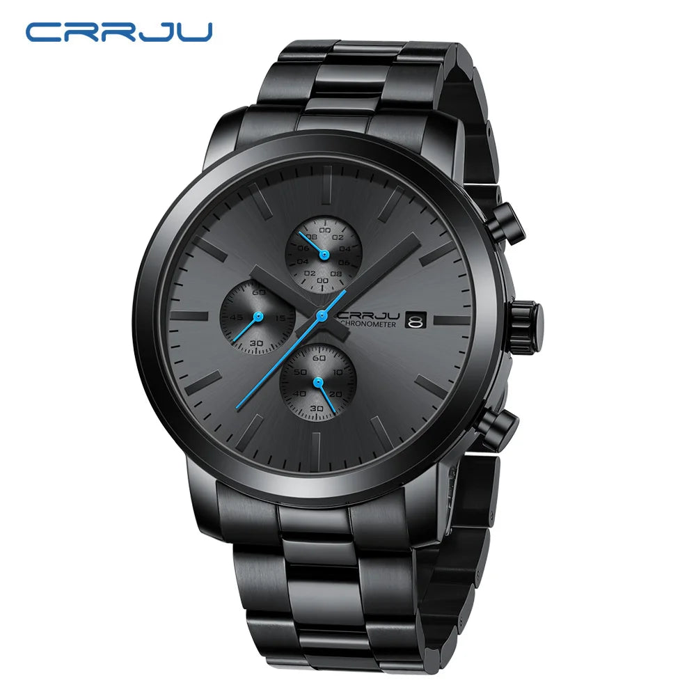 Luxury Man Watch High Quality Waterproof Chronograph Wristwatch Quartz Casual Clock relogio masculino
