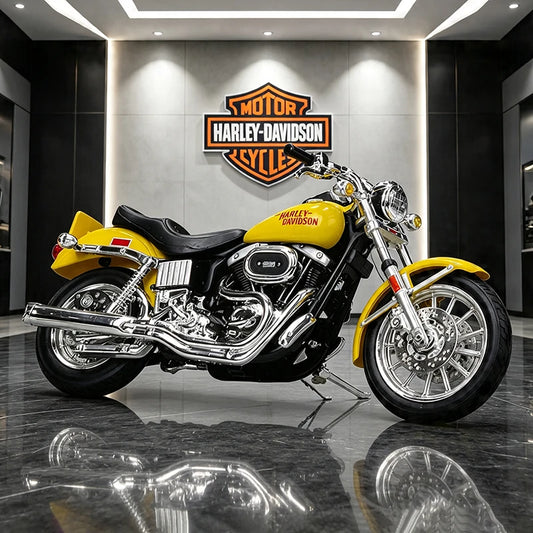 1 18 Scale Harley Davidson FXS Low Rider 1977 Diecast Motorcycle Model