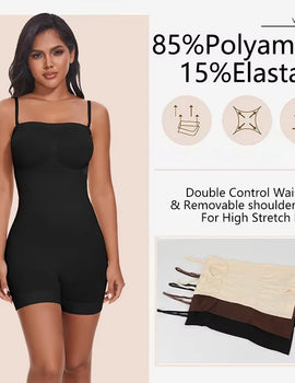 Strapless Shapewear Bodysuit Butt Lifter Body Shaper for Women Under Dress Tummy Control full Body Shapewear
