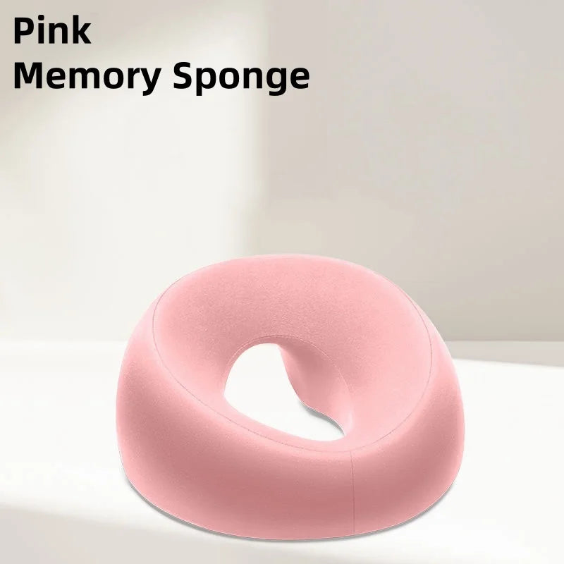 Face Down Sleeping Pillows Ergonomics Memory Foam Head Pillow Portable Travel Pillow Office Prone Cushion Breathable