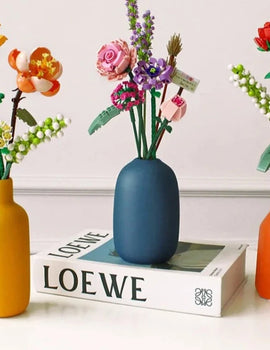574Pcs Flower DIY Decoration Creative The Mountain  Diamond Model Building Blocks Toys Christmas Quiz Gift Toys for ChildreN