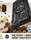 For iPhone 16 Pro Max Case 6.9" 2024 UB Mag XT Heavy Duty Rugged Strong Magnetic Phone Case with Camera Cover Kickstand