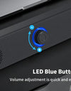 PC Soundbar Wired and Wireless Bluetooth Speaker USB Powered Soundbar for TV Pc Laptop Gaming Home Theater Surround Audio System