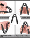 Metal Hand Gripper 50LB-350LB Strengthener Finger Exerciser Grip Strength Muscle Arms Trainer Recovery Wrist Gym Equipment