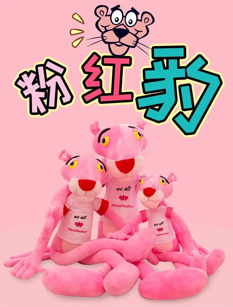 Disney 60cm~180cm  Pink Plush Doll Toys Cute Cartoon Leopard Stuffed Animal  Toy Soft Kawaii Stuffed Doll Christmas Gift