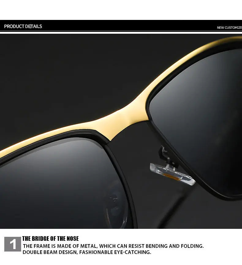 BWM Luxury Polarized Sunglasses Men UV Anti-Glare Driving Cycling Fishing Outdoor Beach Hiking Sunglasses Mirror Color Film