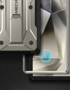 for Samsung Galaxy S24 S23 Ultra Case with Camera Cover Screen Protector Silky Touch Military Drop Protection Phone Case