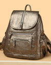 Soft Leather Backpacks High Capacity Female Back Pack Casual Travel Ladies Bagpack