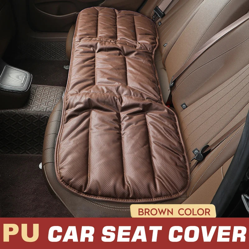 Nappa Leather Breathable Car Seat Cushion Soft Universal Anti Slip Auto Seat Protector Pads Car Seat Covers Interior Accessoires