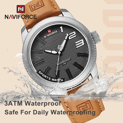 Quartz Sport Waterproof Clock Fashion Luxury High Quality Male Leather Wrist watch