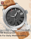 Quartz Sport Waterproof Clock Fashion Luxury High Quality Male Leather Wrist watch
