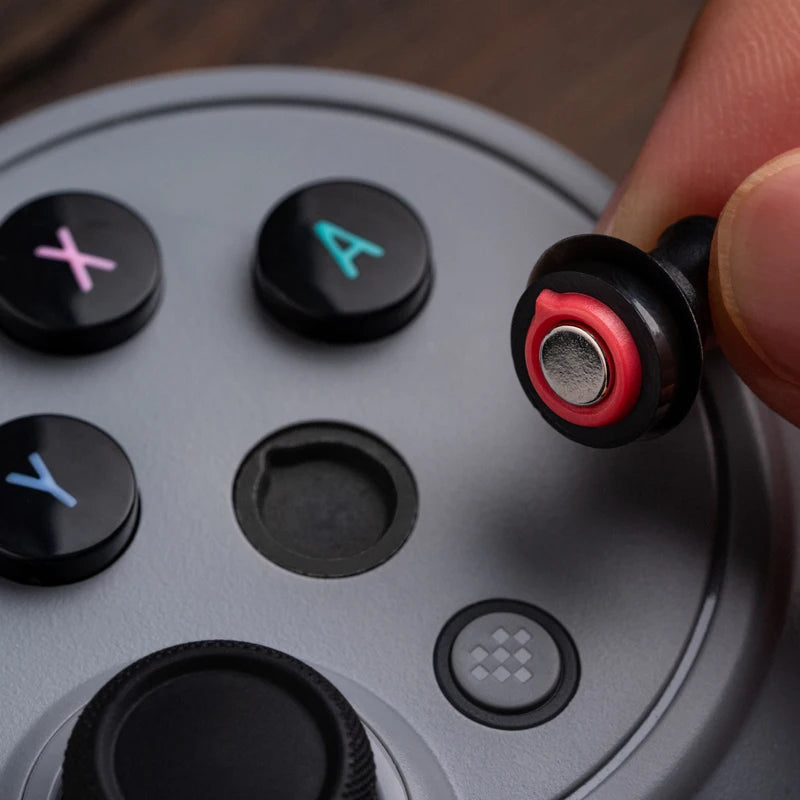Wireless Gaming Controller with TMR Joysticks and Swappable Buttons for Nintendo Switch and PC