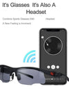 Smart Glasses Headset Wireless Headphones Bluetooth Sunglasses Outdoor Sport Earphone Calling Music Anti-Blue Eyeglasses