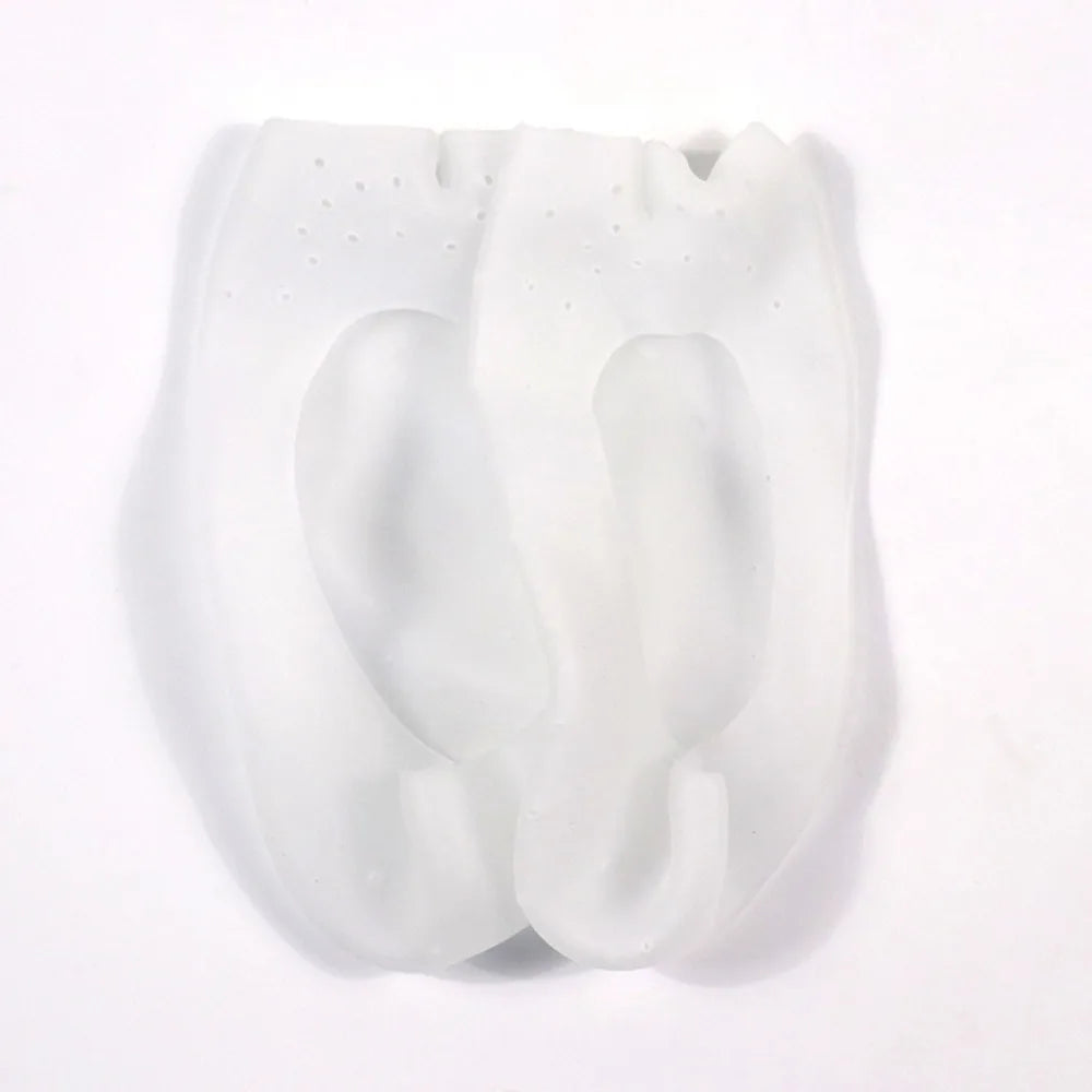 2pcs Soft Silicone Moisturizing Gel Socks for Foot Care Protector Relieve Dry Cracked Peeling Heels Shoes Skin Care Insole