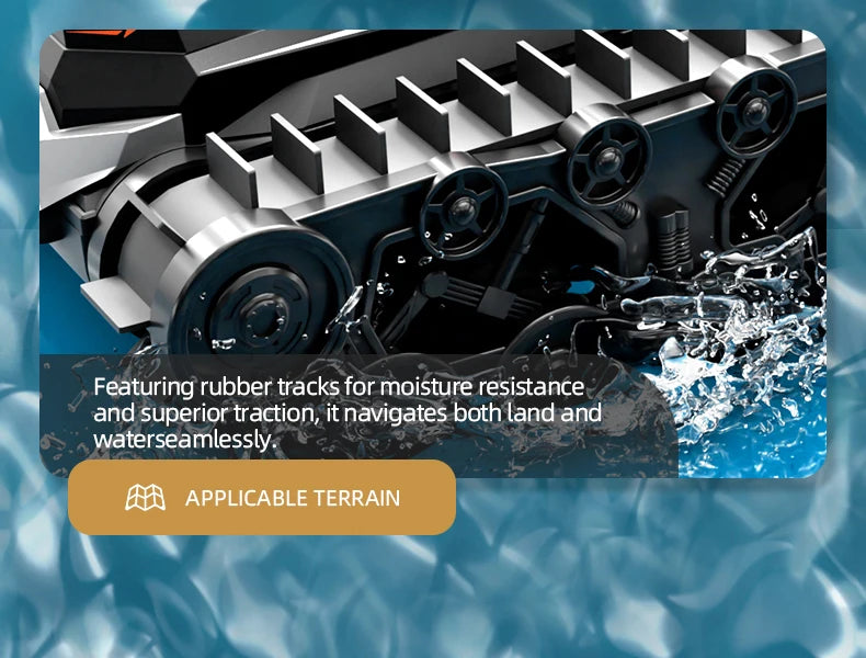 4WD RC Car 2.4G Amphibious 4 Wheel Remote Control Truck Climbing Off Road Waterproof Armored Vehicles 's Toys