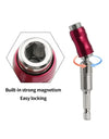 Electric Drill Hexagonal Handle Magnetic Quick Release Head Lengthening Connecting Rod Corner Bend Connecting Rod Lengthening