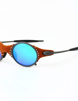 Mars Alien Quirky Glasses Trendy Personalized Round Party Cosplay Sports Cycling Glasses Uv400 Sunglasses Fishing Goggles