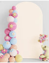 Arch Cover Backdrop Wedding Cover Birthday Party Decoration Background  Shower Photograph Backdrop White Elastic Arch Cover