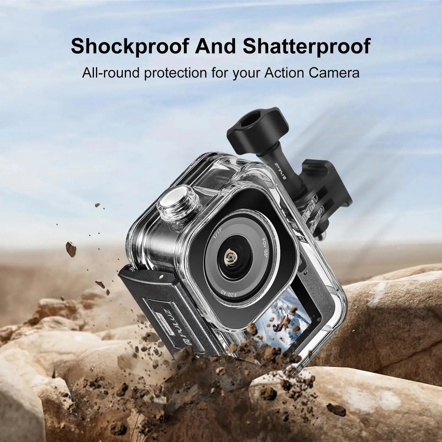 60 Metre Waterproof Diving Case for DJI Osmo Action 6 with Invisible Adapter