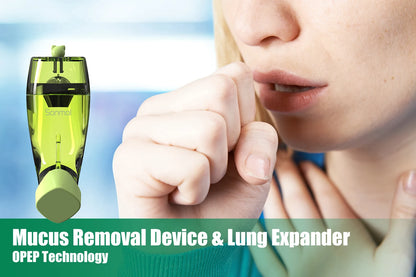 Mucus Removal Device Lung Expander Breathing Exercise Respiratory Trainer Drug-Free OPEP Therapy Phlegm Remover Clear Relife