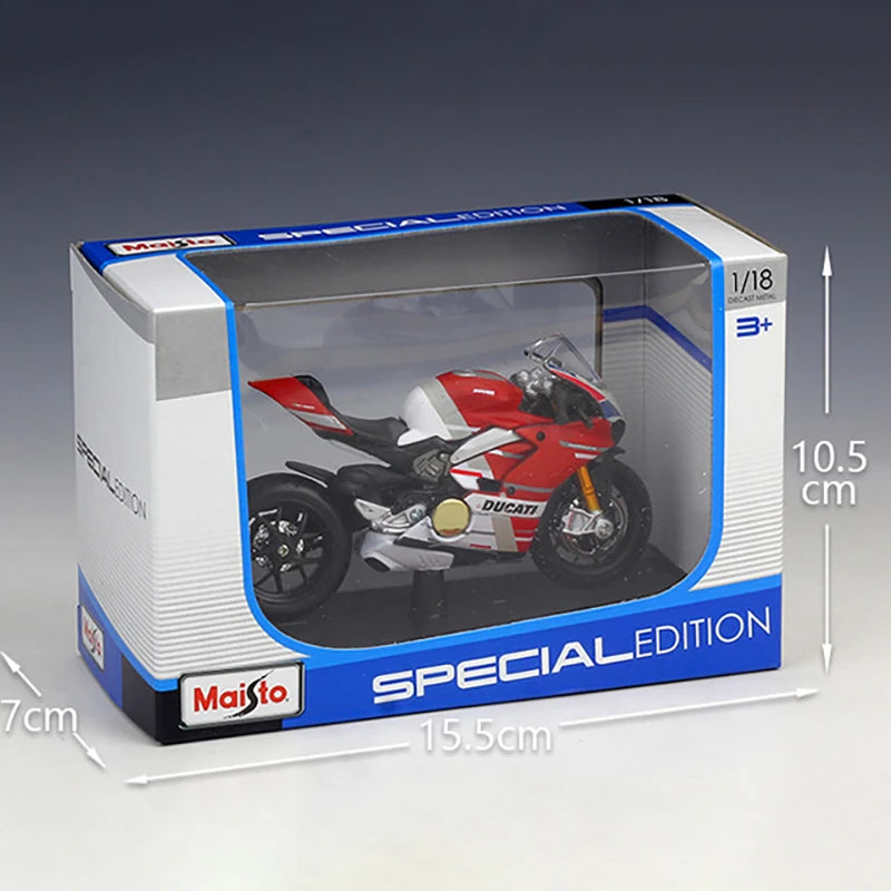 1 18 Scale Ducati Panigale V4S Corse Diecast Motorcycle Model