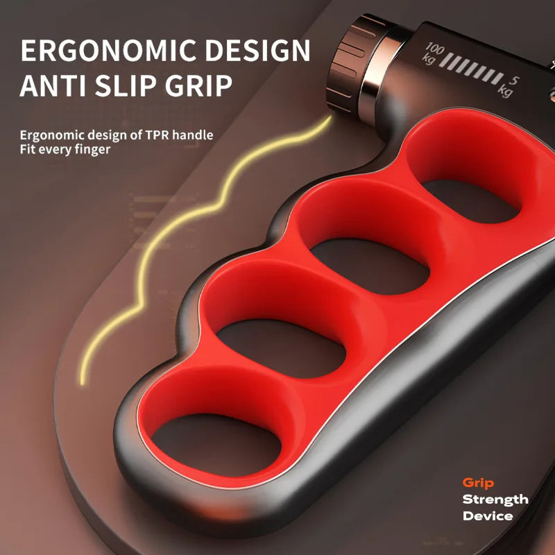 5-100kg Adjustable Grip Strength Gym Wrist Expander Hand Strengthener Muscle Hand Strength Exercise Recovery Fitness