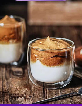 2/4pcs Double Walled Glass Coffee Cup Set Of 240/300ml Cup With Insulated Layer For Latte Cappuccino Heatresist Teacup Milk Mug