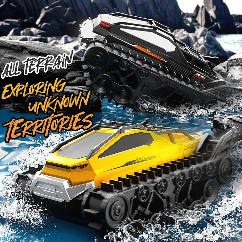4WD RC Car 2.4G Amphibious 4 Wheel Remote Control Truck Climbing Off Road Waterproof Armored Vehicles 's Toys