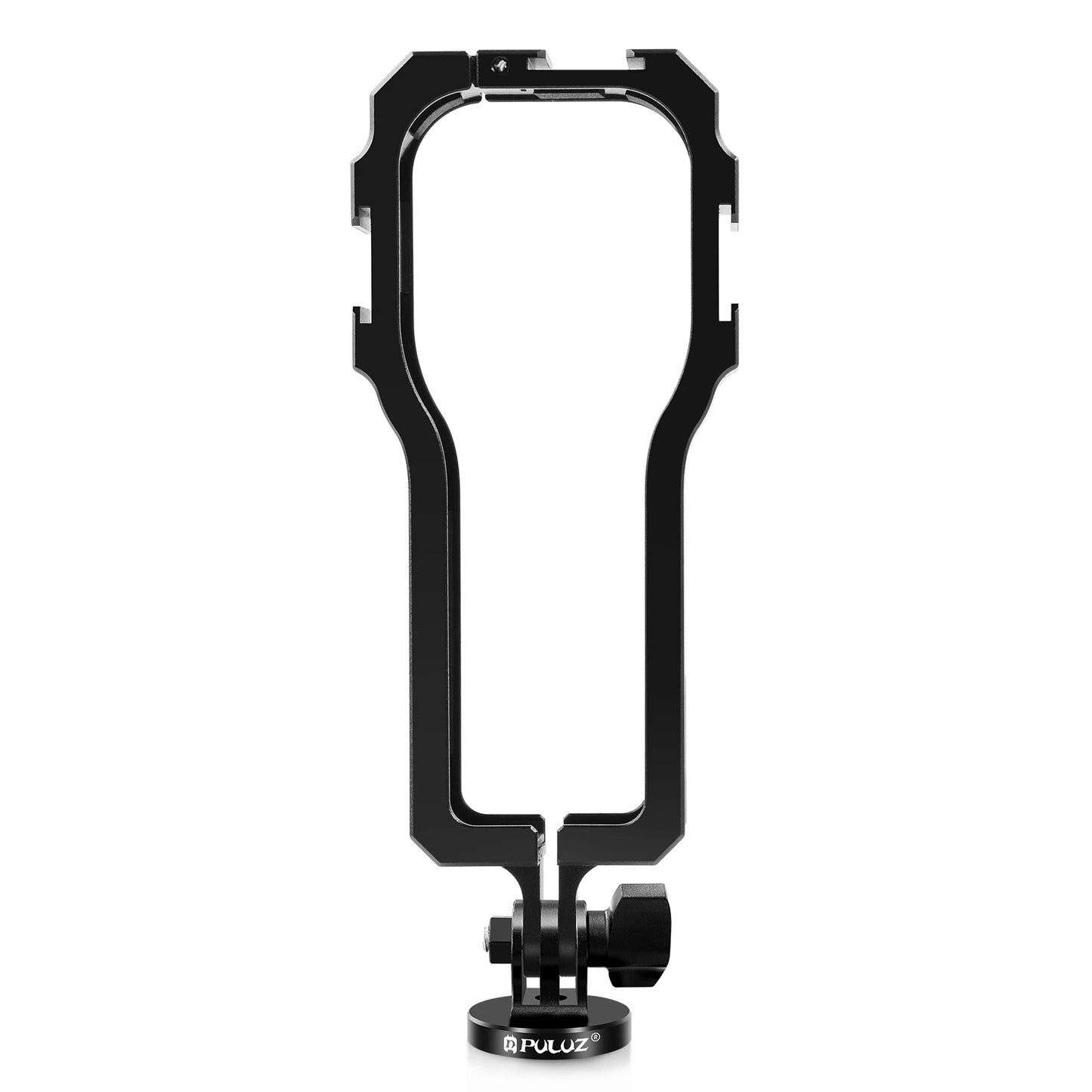 Protective Cage Rig Housing Frame Cover with Cold Shoe for Insta360 ONE RS 1-Inch 360 Edition Sports Action Cameras