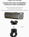 1000LM Bike Light Front Lamp Type-C Rechargeable LED 4500mAh Bicycle Light Waterproof Headlight Bike Accessories