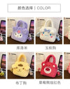 Sanrio Cartoon Plush Shoulder Bags Hello Kitty Kuromi Melody Cute Crossbody Bag Anime Children Handbag