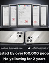 Case For iPhone 16 Pro Max Case Crystal Transparent PC Anti-Yellow Material Lens Protection Cover For iPhone 16 Pro Case