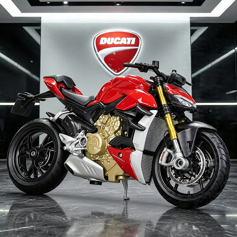 1 18 Scale Ducati Super Naked V4S Diecast Motorcycle Model